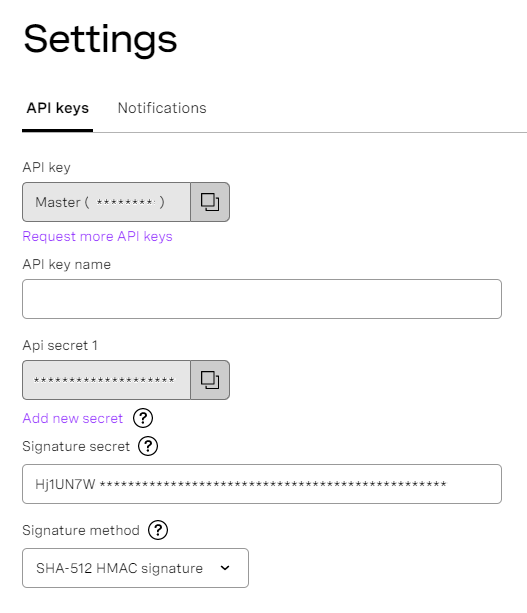 Vonage Dashboard