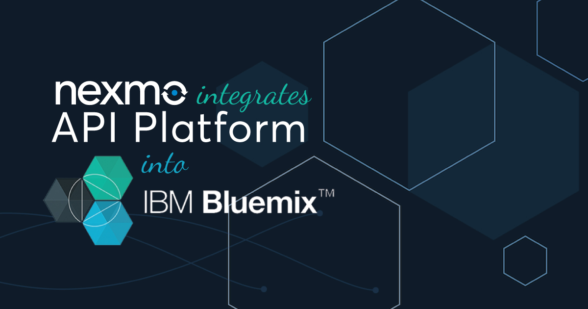 Nexmo APIs Now Available on IBM Bluemix