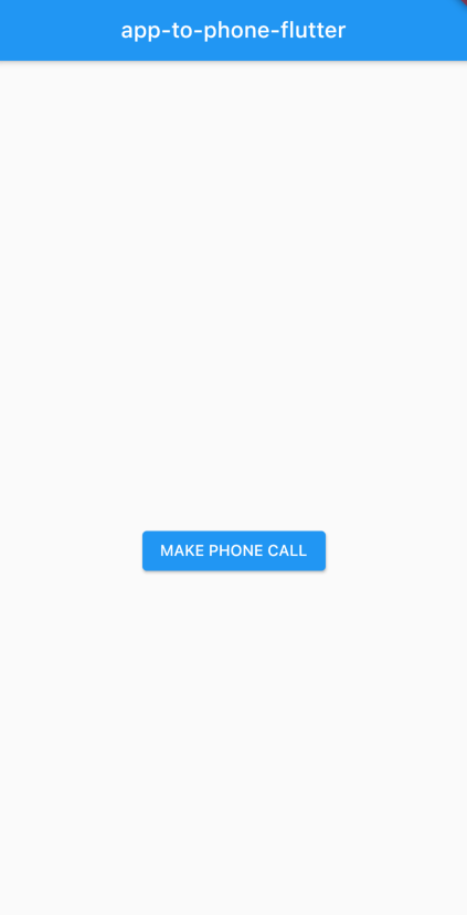 Make a phone call UI state