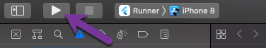 Running the application from xcode