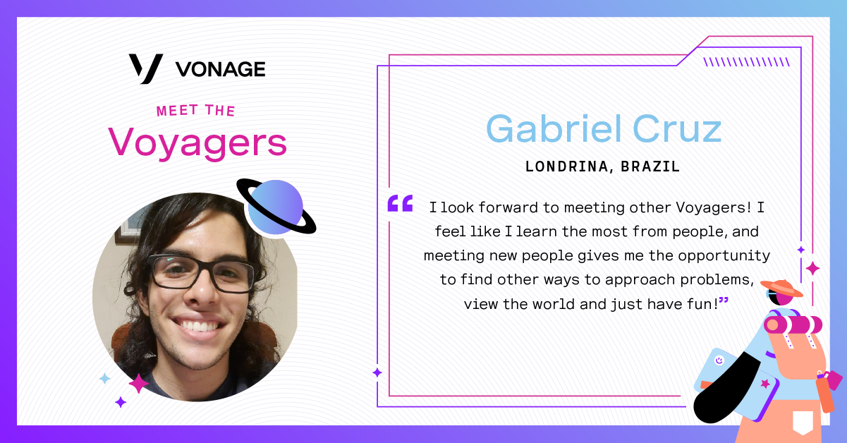 Gabriel Cruz's Voyagers Card