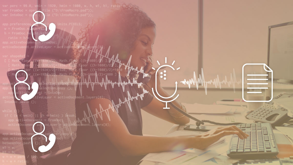 MultiTrack Call Transcription with Split Recording