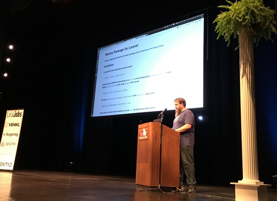 Nexmo at Laracon (and in Laravel 5.3)