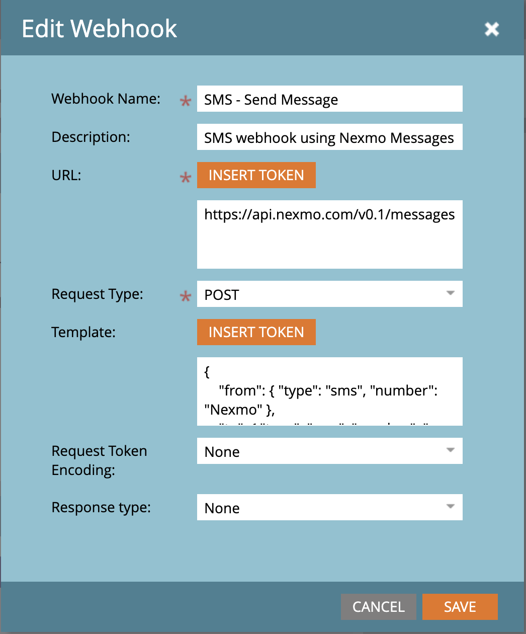 Updating Webhook Values