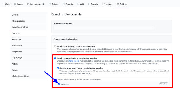 require status checks