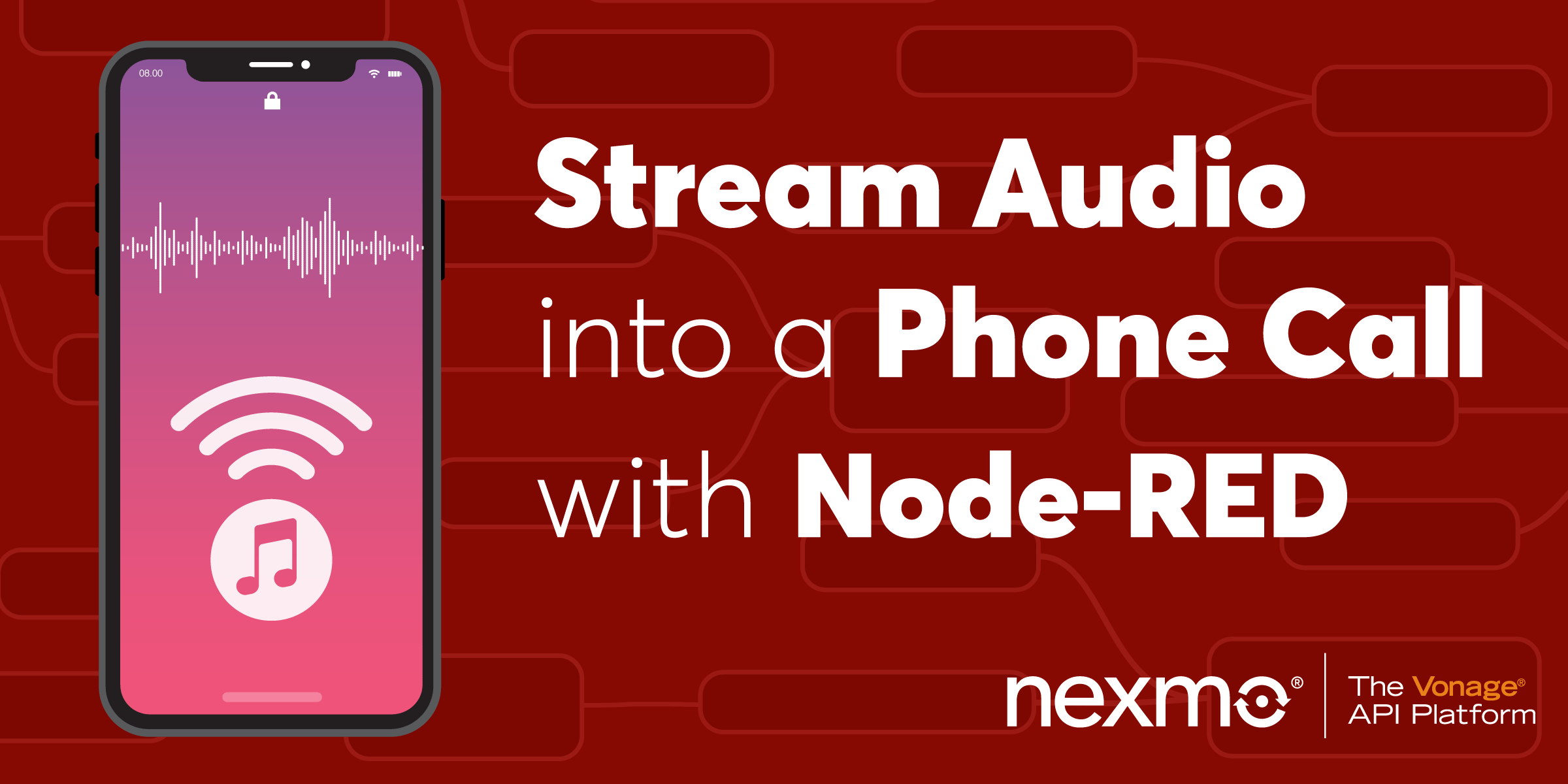 How to Stream Audio into a Call with Node-RED