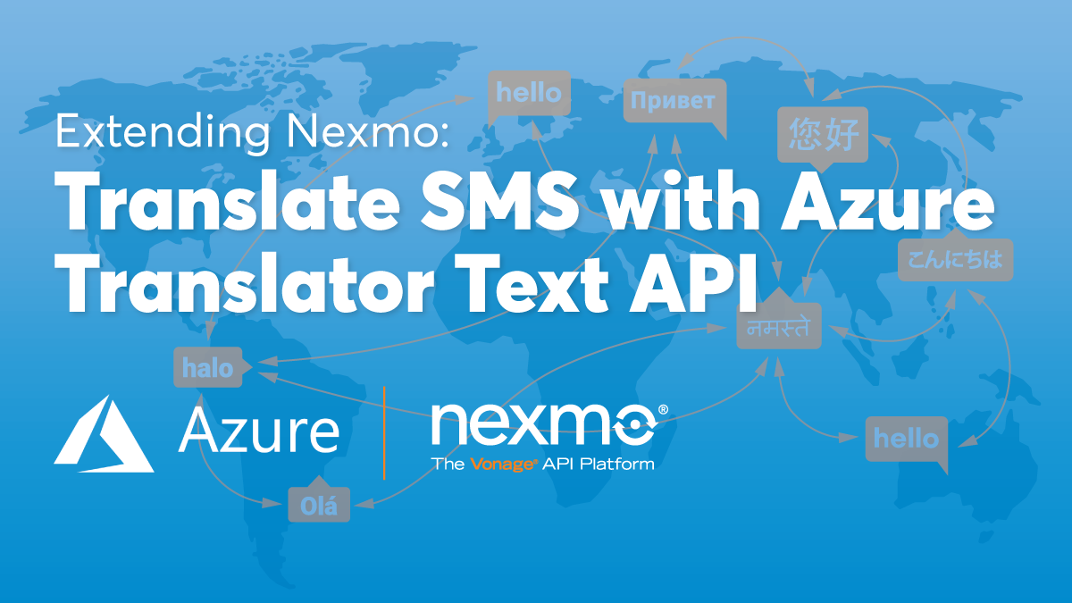 Translating SMS Messages With Azure Translator Text