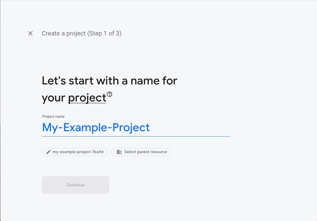 Create Firebase Project