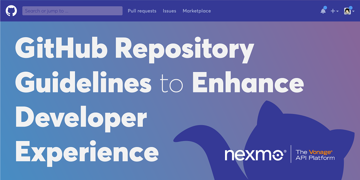 Using GitHub Repository Guidelines to Enhance Developer Experience